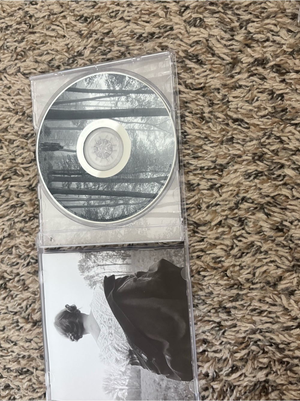 Taylor Swift folklore Case and CD with Black & White Artwork